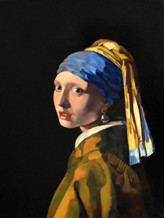 Portrait peint à l'huile